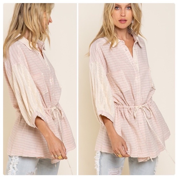 POL All Year Oversized Woven Tunic - Picture 7 of 14